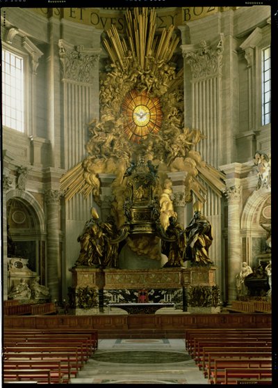 La cattedra di San Pietro, 1665 da Gian Lorenzo Bernini